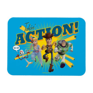 Toy Story 4   "Takin' Action!" Group Art Magnet