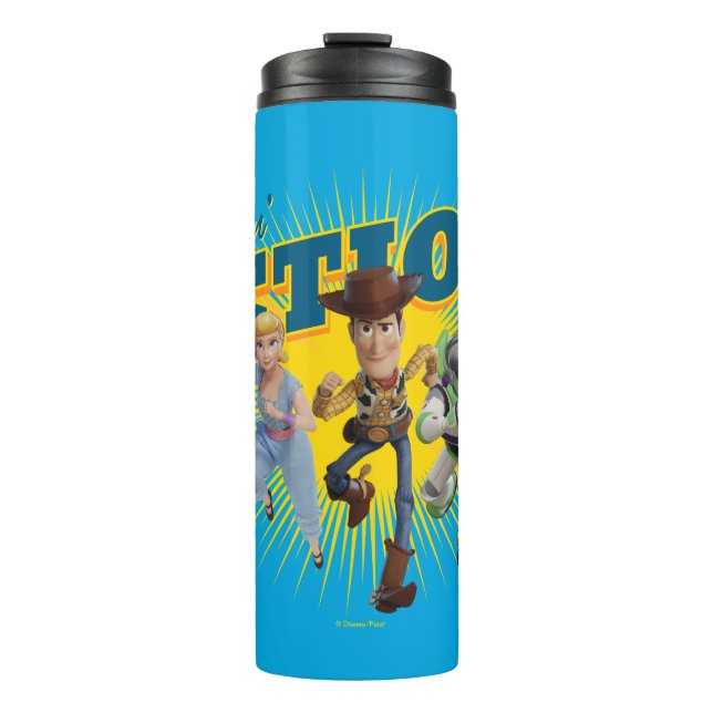 Toy Story 4 | "Takin' Action!" Group Art Thermal Tumbler (Front)