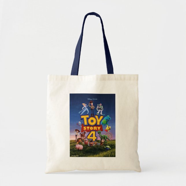 Toy Story 4 | Toys On Field Theatrical Poster Tote Bag (Front)