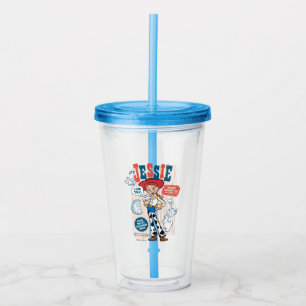 Toy Story 4 Vintage Jessie Cowgirl Doll Ad Acrylic Tumbler