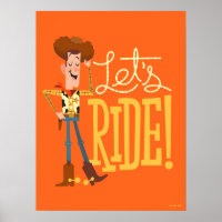 Toy Story 4 | Woody Illustration "Let's Ride"