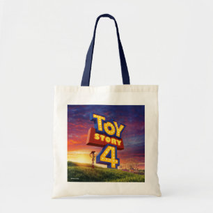 Toy Story 4   Woody On Field Theatrical Poster Tote Bag