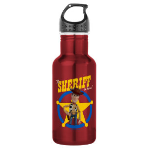Toy Story 4   Woody "The Sheriff Is Here" 532 Ml Water Bottle