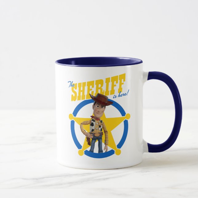 Toy Story 4 | Woody "The Sheriff Is Here" Mug (Right)
