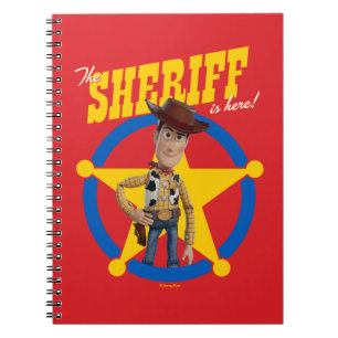 Toy Story 4   Woody "The Sheriff Is Here" Notebook