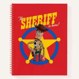 Toy Story 4   Woody "The Sheriff Is Here" Notebook