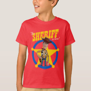 Toy Story 4 Woody "The Sheriff Is Here" T-Shirt
