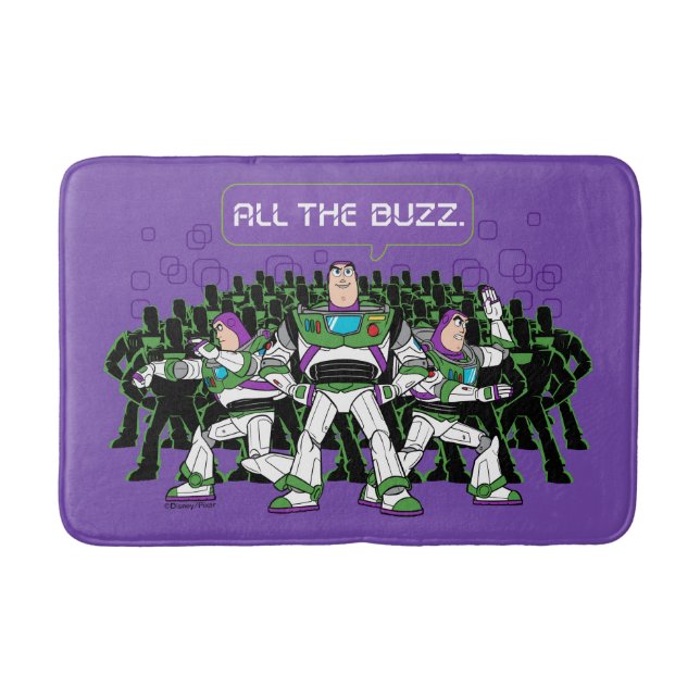 Toy Story 5 | All The Buzz Lightyear Bath Mat (Front)