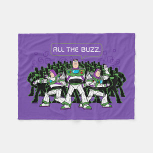 Toy Story 5   All The Buzz Lightyear Fleece Blanket