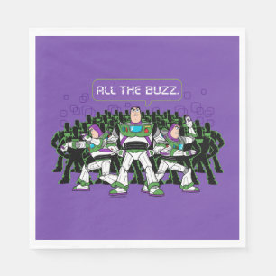 Toy Story 5 All The Buzz Lightyear Napkin