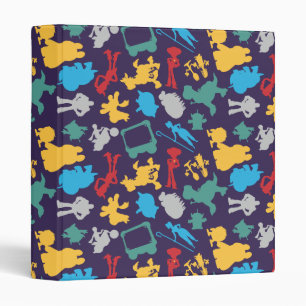 Toy Story 5 Character Silhouette Pattern Binder