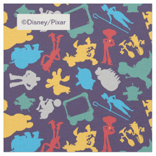 Toy Story 5   Character Silhouette Pattern Fabric