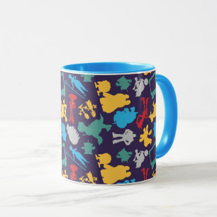 Toy Story 5   Character Silhouette Pattern Mug