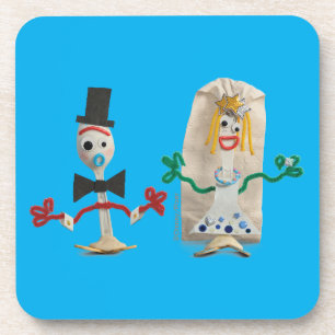 Toy Story 5   Forky & Karen Beverly Wedding Coaster