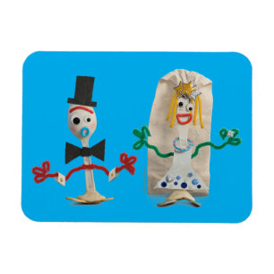 Toy Story 5   Forky & Karen Beverly Wedding Magnet