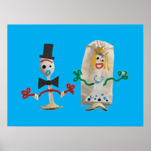 Toy Story 5   Forky & Karen Beverly Wedding Poster