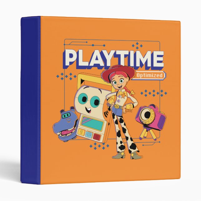 Toy Story 5 | Jessie Playtime Optimized Tech Binder (Front/Spine)