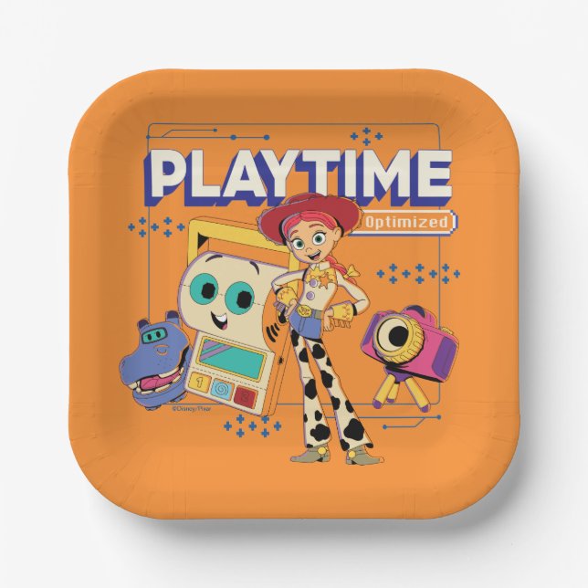 Toy Story 5 | Jessie Playtime Optimized Tech Paper Plate (Front)
