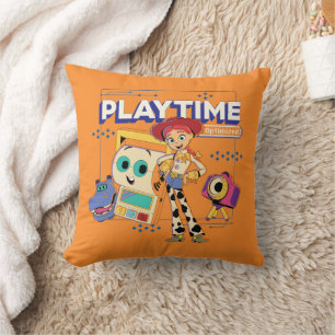 Toy Story 5 Jessie Playtime Optimized Tech Throw Pillow