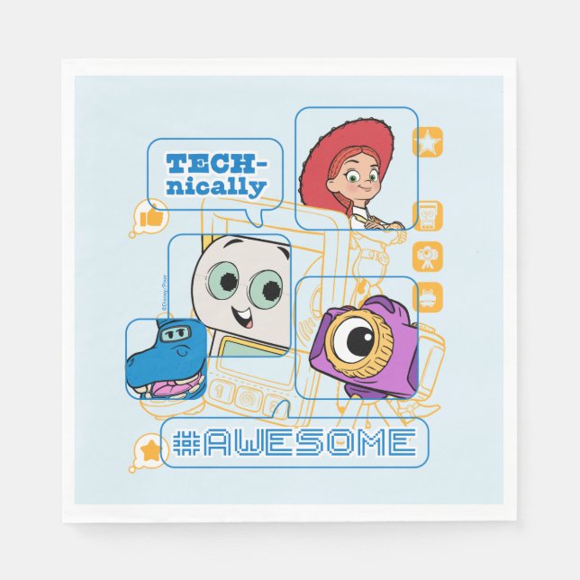 Toy Story 5 | Technically Awesome Napkin (Front)