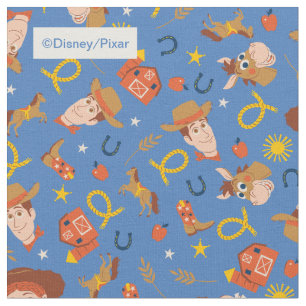 Toy Story 5   Woody, Jessie & Bullseye Roundup Fabric