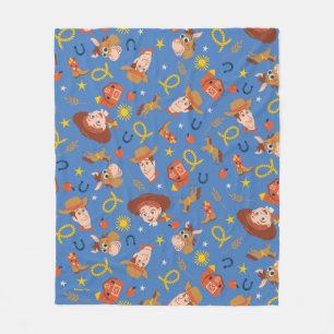 Toy Story 5 Woody, Jessie & Bullseye Roundup Fleece Blanket