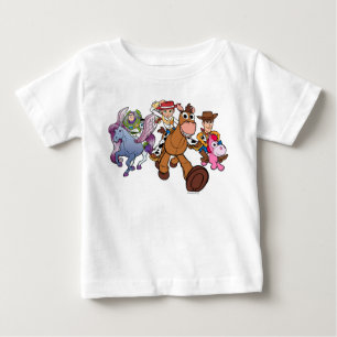 Toy Story 5   Woody, Jessie & Buzz Ride Baby T-Shirt