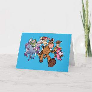 Toy Story 5 Woody, Jessie & Buzz Ride Card