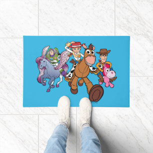 Toy Story 5 Woody, Jessie & Buzz Ride Doormat