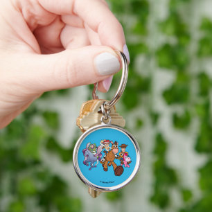 Toy Story 5 Woody, Jessie & Buzz Ride Keychain