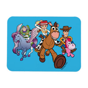 Toy Story 5   Woody, Jessie & Buzz Ride Magnet