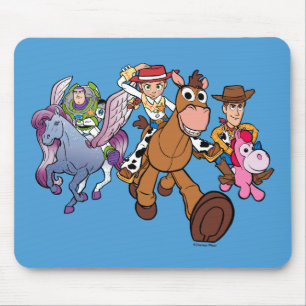 Toy Story 5   Woody, Jessie & Buzz Ride Mouse Pad