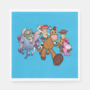 Toy Story 5   Woody, Jessie & Buzz Ride Napkin