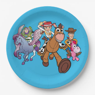 Toy Story 5   Woody, Jessie & Buzz Ride Paper Plate