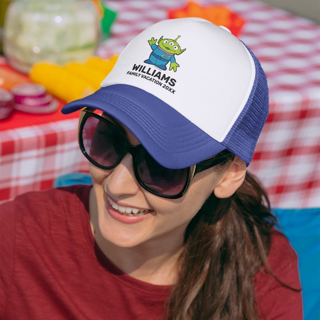 Toy Story Alien | Family Vacation Trucker Hat (Person wearing hat)