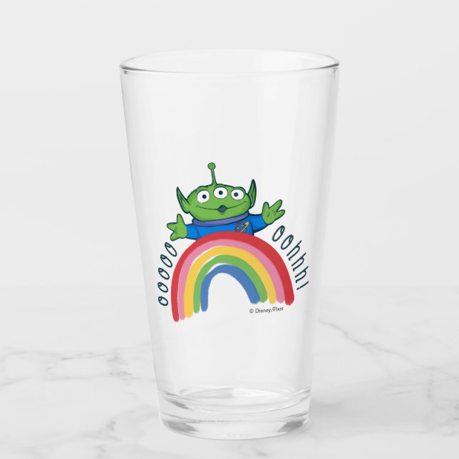 Toy Story Alien Rainbow Glass (Front)