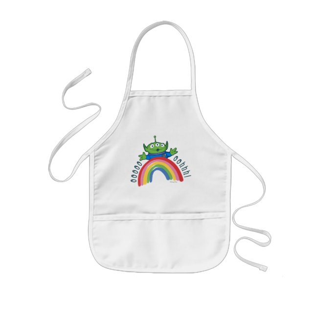 Toy Story Alien Rainbow Kids Apron (Front)