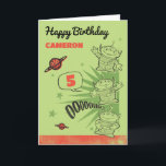 Toy Story Aliens Kids Birthday Card<br><div class="desc">Celebrate a birthday with the adorable aliens from Toy Story with this fun and colourful birthday card! Featuring the cute and quirky aliens, this card brings the whimsical spirit of Toy Story to life. Perfect for Toy Story fans, it’s an ideal way to send birthday wishes with a playful design...</div>