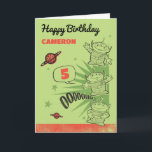 Toy Story Aliens Kids Birthday Card<br><div class="desc">Celebrate a birthday with the adorable aliens from Toy Story with this fun and colourful birthday card! Featuring the cute and quirky aliens, this card brings the whimsical spirit of Toy Story to life. Perfect for Toy Story fans, it’s an ideal way to send birthday wishes with a playful design...</div>