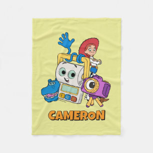 Toy Story Atlas, Smarty Pants, Snappy, & Jessie Fleece Blanket