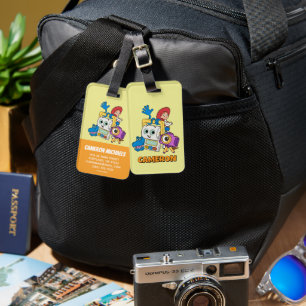 Toy Story Atlas, Smarty Pants, Snappy, & Jessie Luggage Tag