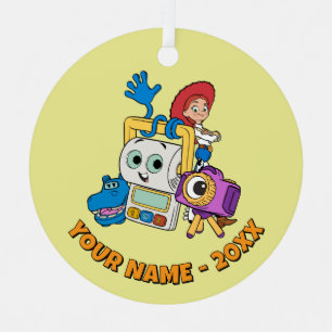 Toy Story Atlas, Smarty Pants, Snappy, & Jessie Metal Ornament