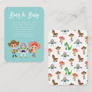 Toy Story Baby Shower Books for Baby Insert Card