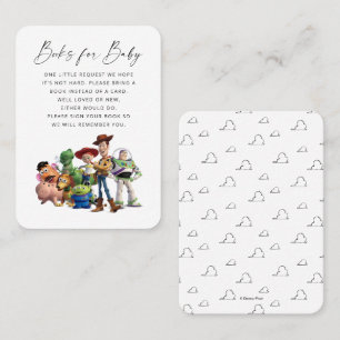 Toy Story Baby Shower Books for Baby Insert Card