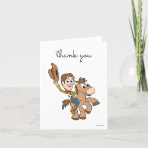 Toy Story Baby Woody Thank You Card