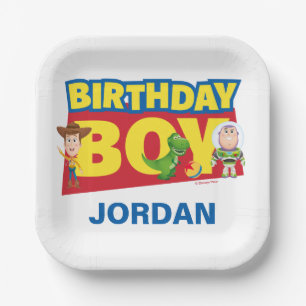 Toy Story Birthday Boy Paper Plate