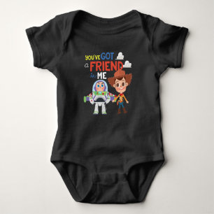 Toy Story   Buzz and Woody Cartoon Baby Bodysuit