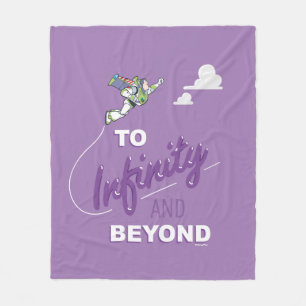 Toy Story   Buzz Flying "To Infinity And Beyond" Fleece Blanket