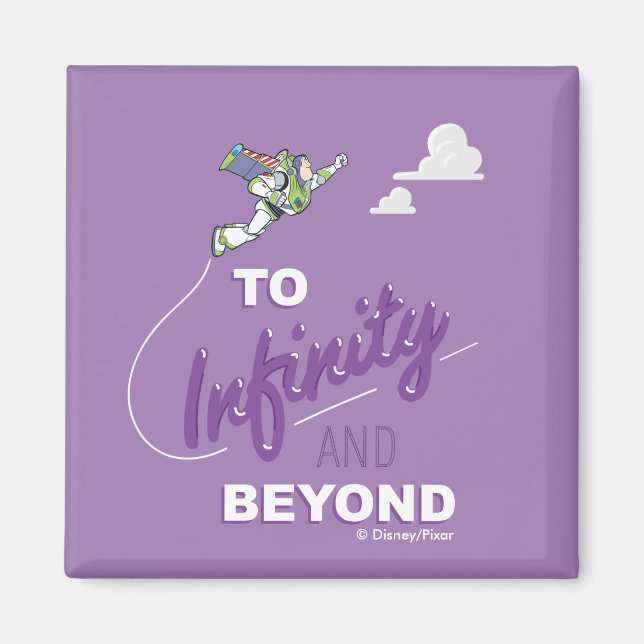 Toy Story | Buzz Flying "To Infinity And Beyond" Magnet (Front)