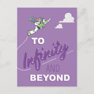 Toy Story Buzz Flying "To Infinity And Beyond" Postcard